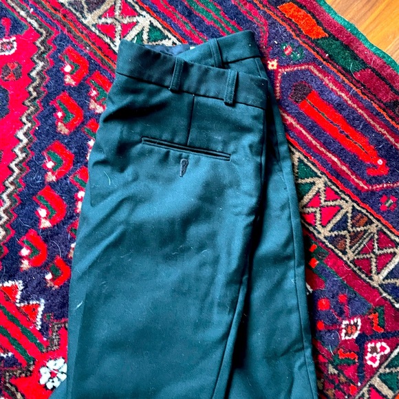 Green workwear style pants - Picture 1 of 2